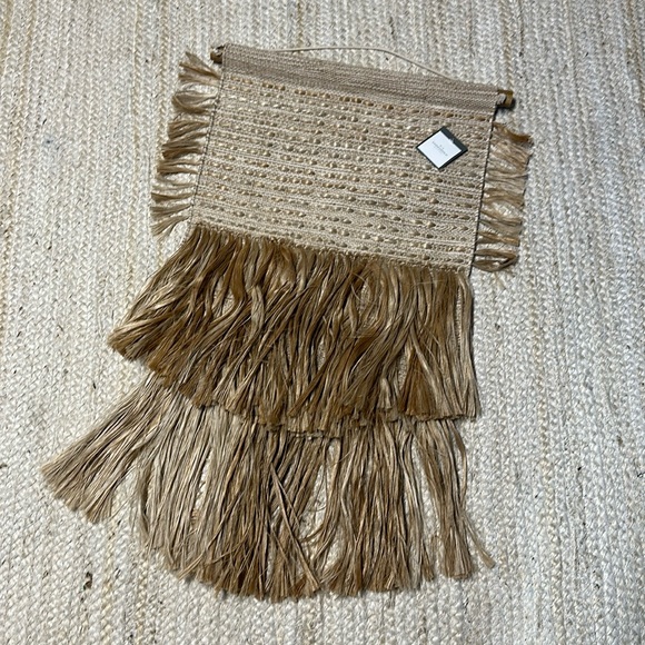 NEW Threshold Large Natural Woven Jute Wall Hanging 18” x 30” - Picture 2 of 4